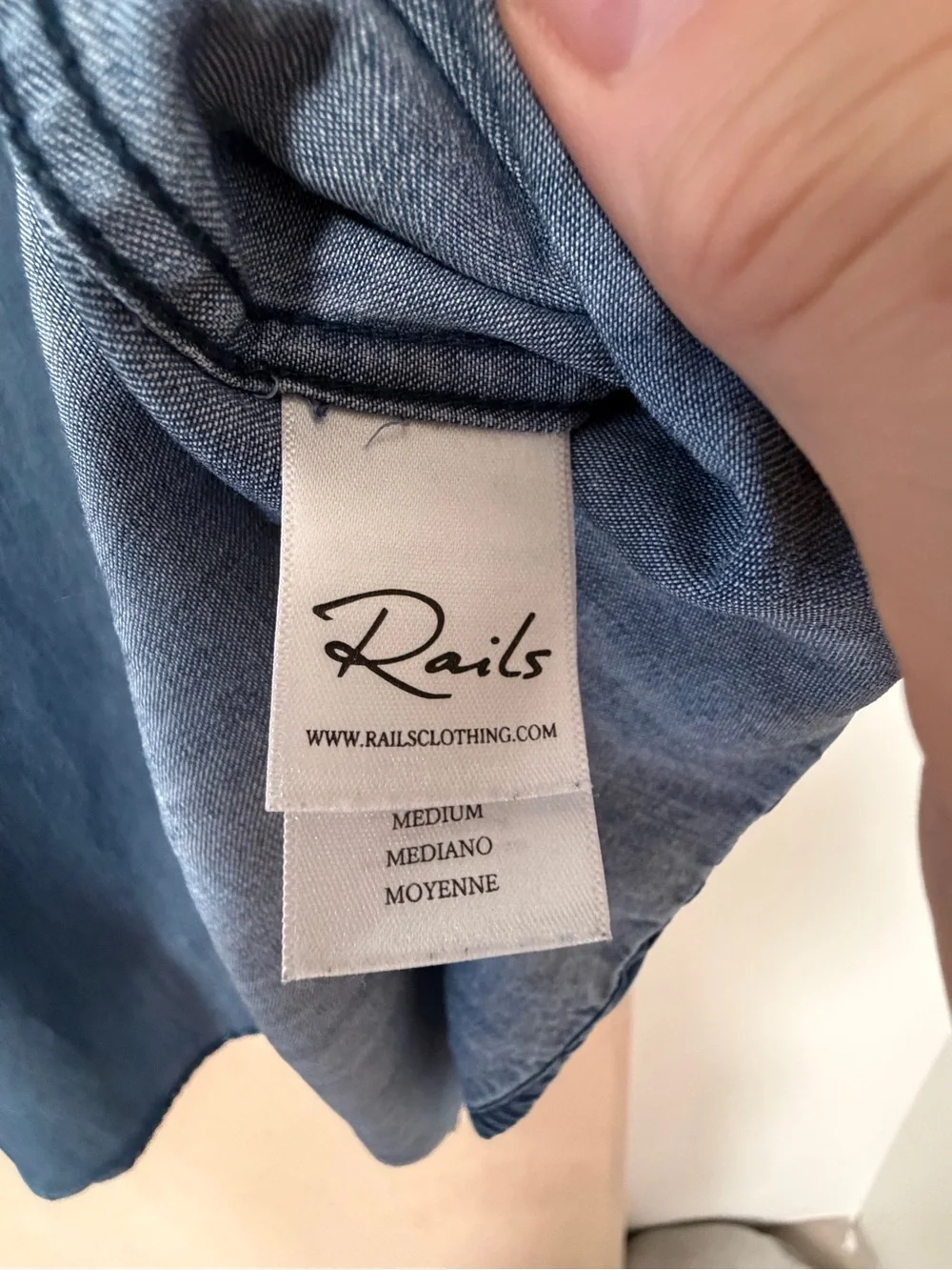 Rails Chambray Denim Shirt Dress - Picture 8 of 9